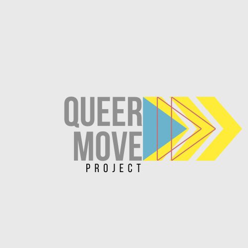 Logo Queer Move Project mit Pfeilen