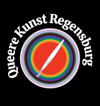 Logo mit Schriftzug Queere Kunst Regensburg